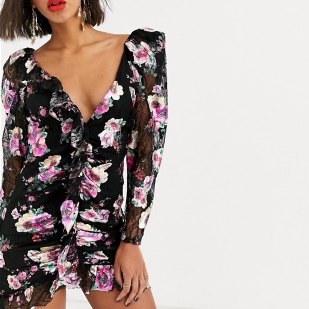 For Love and Lemons Floral Dress